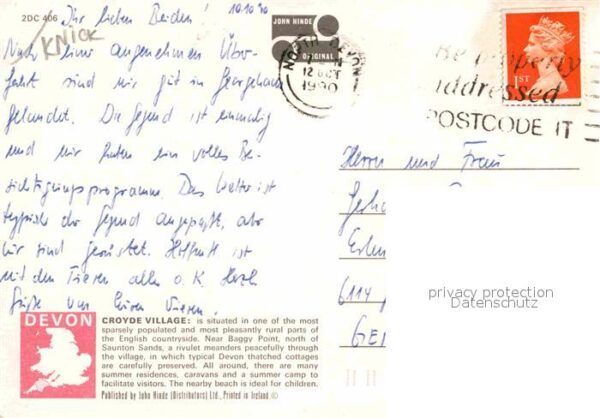 Croyde Village Häuserpartie am Bach – Bild 2