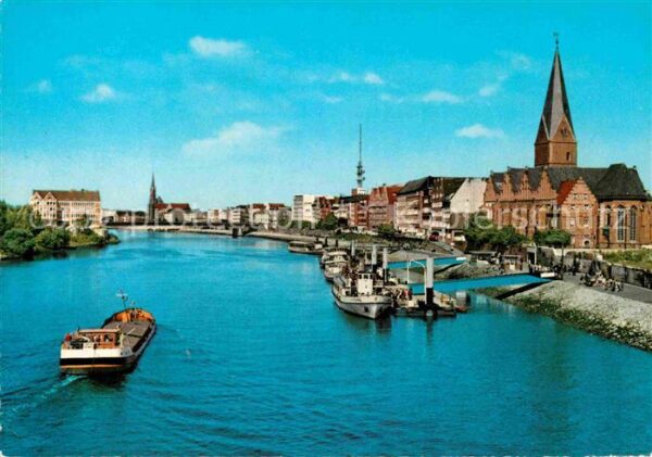 Bremen Weser Binnenschiffahrt Schiffsanleger K