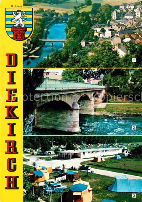 Diekirch Panorama Pont sur la Sure Camping