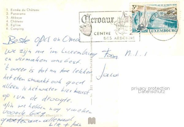 Clervaux Chateau Panorama Abbaye Eglise Camping – Bild 2
