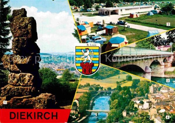 Diekirch Deiwelselter Camping Pont sur la Sure