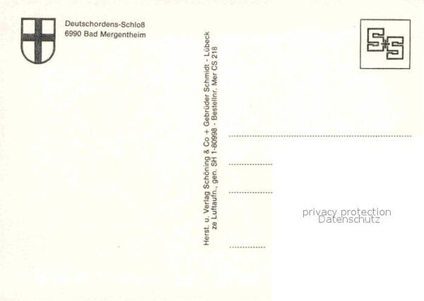 Bad Mergentheim Deutschordens Schloss Fliegeraufnahme – Bild 2