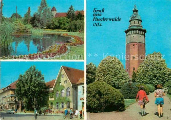 Finsterwalde Goldfischteich Schlosspark Post Sparkas