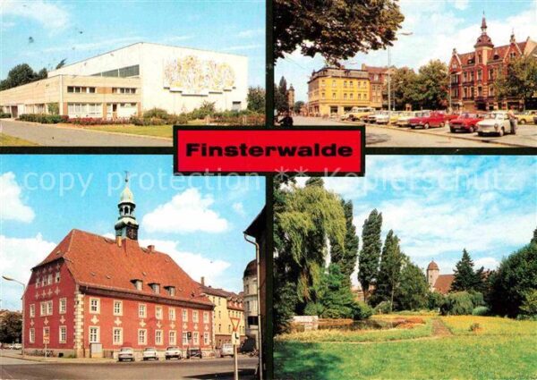 Finsterwalde Sporthalle Markt Kreiskulturhaus Schlos