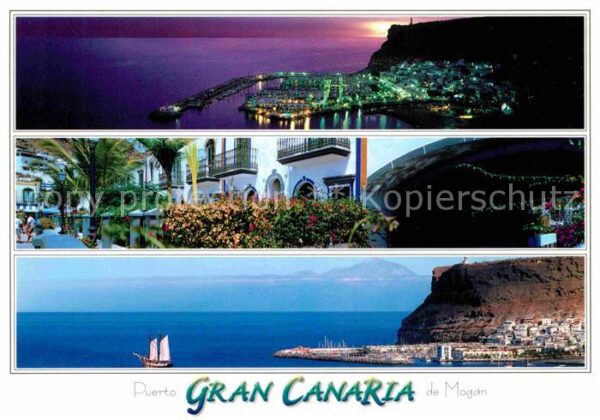 Puerto de Mogan Panorama Hafen