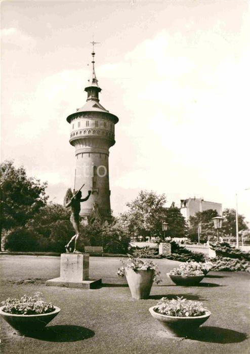 Forst Lausitz Wasserturm Denkmal Statue