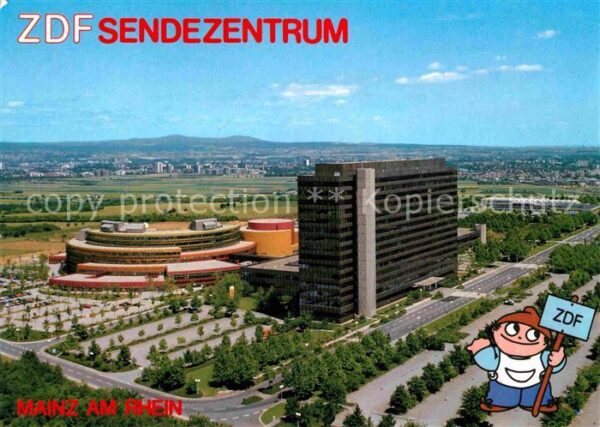 Mainz Rhein ZDF Sendezentrum Mainzer Lerchenberg Fl