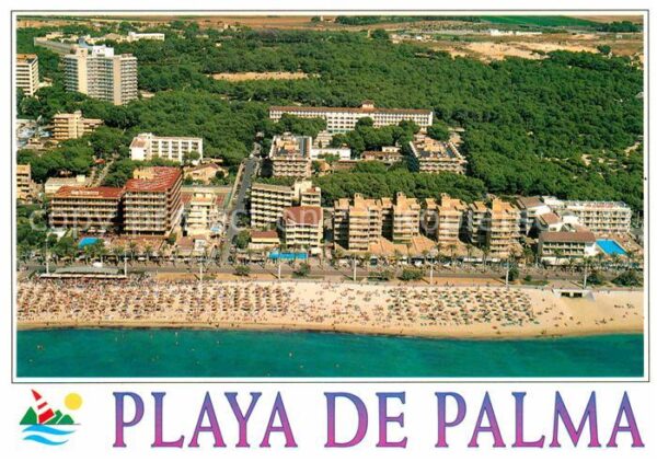 Playa de Palma Mallorca Fliegeraufnahme