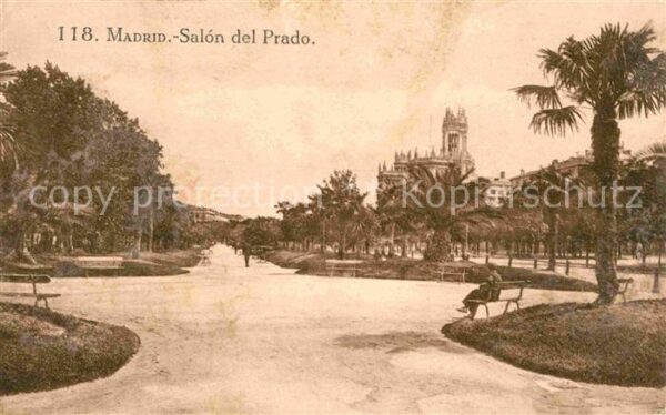 Madrid Spain Salon del Prado