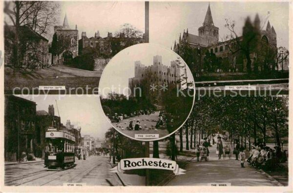Rochester Medway Priory Gate Cathedral Star Hill Castle