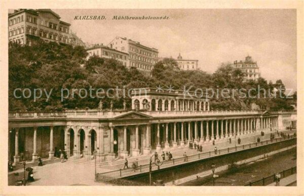 Karlsbad Eger Mühlbrunnkolonnade