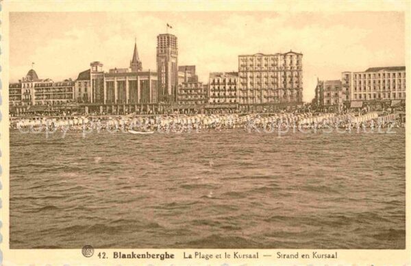 Blankenberghe La Plage et le Kursaal Strand