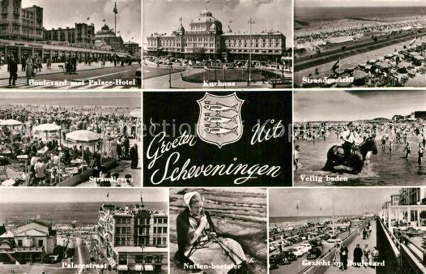 Scheveningen Boulevard Palace Hotel Strand Straat Ku