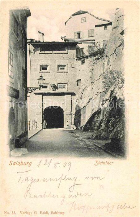 Salzburg Oesterreich Steintor