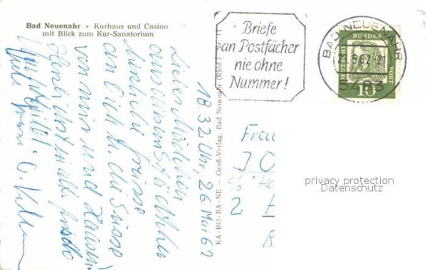 Bad Neuenahr-Ahrweiler Kurhaus Casino Blick zum Kursanatorium – Bild 2