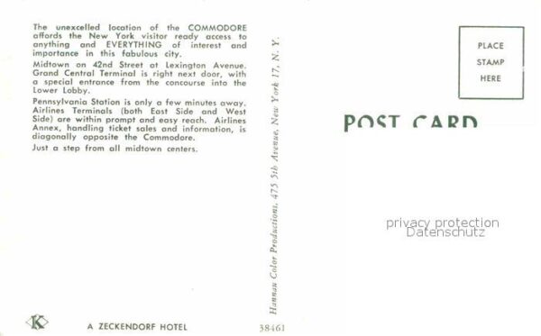New York City Hotel Commodore – Bild 2