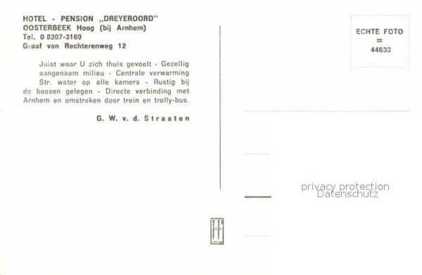 Oosterbeek Hotel Pension Dreyeroord – Bild 2