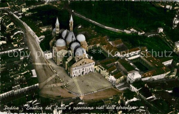 Padova Basilica del Santo e panorama visti dal