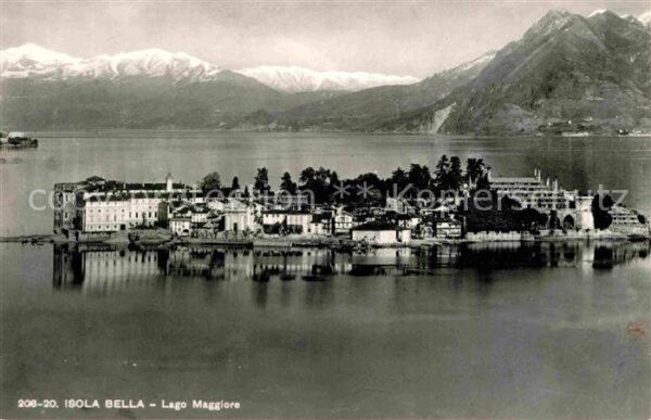 Isola Bella Lago Maggiore Alpenpanorama
