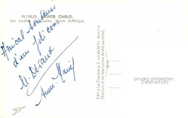 Monte-Carlo Les Jardins du Casino Vision d_Afrique – Bild 2