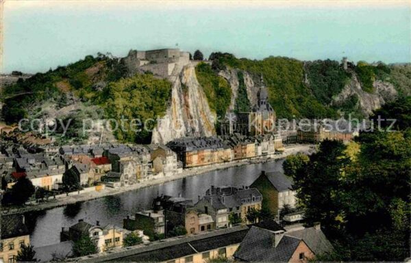 Dinant Wallonie Panorama Kirche Collegiale Notre Dame Z