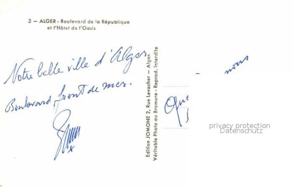 Alger Algerien Boulevard de la République Hotel de l'O – Bild 2