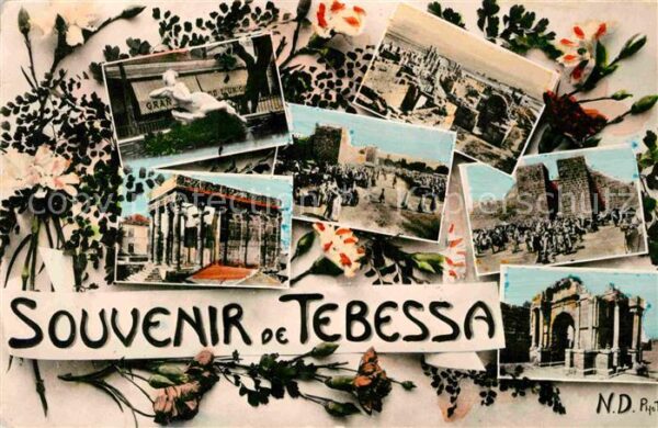 Tebessa Souvenir vues generales Batiments