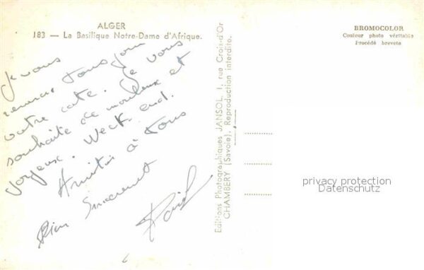 Alger Algerien Basilique Notre Dame d_Afrique – Bild 2