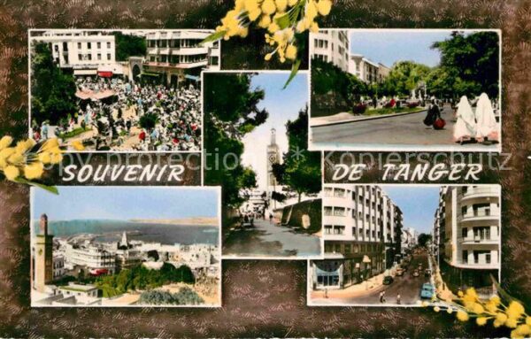Tanger Tangier Tangiers Souvenir de la ville Place Rue Panorama