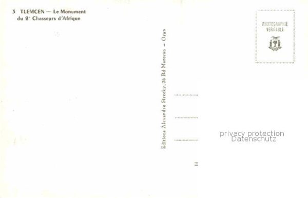 Tlemcen Monument du 2e Chasseurs d_Afrique – Bild 2