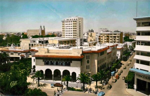 Casablanca La Poste et le Sacre Coeur