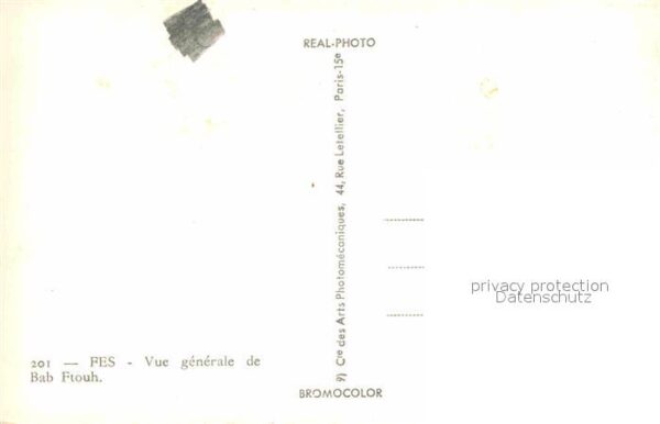 Fes Fez Maroc Vue generale de Bab Ftouh – Bild 2