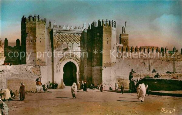 Fes Fez Maroc Porte de la Kasbah Eilala