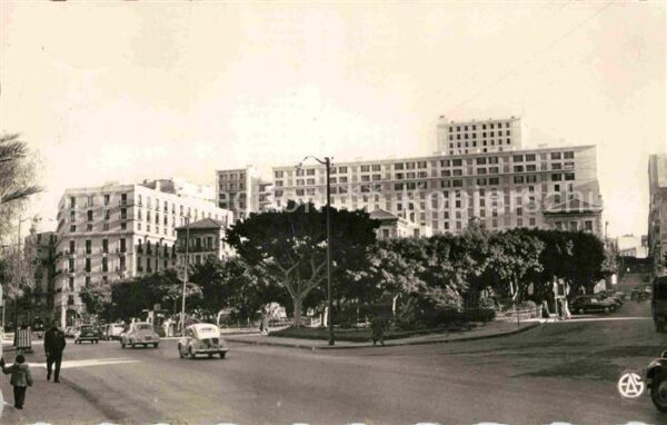 Oran Algerie Le Square Gandolphe et la Cite Lescure