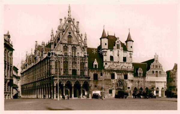 Mechelen Malines Hotel de Ville et Vieilles Halles aux D