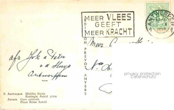 Anvers Antwerpen Gare centrale Place Reine Astrid – Bild 2