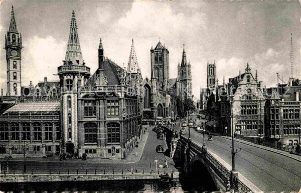Gand Belgien Panorama sur les Tours