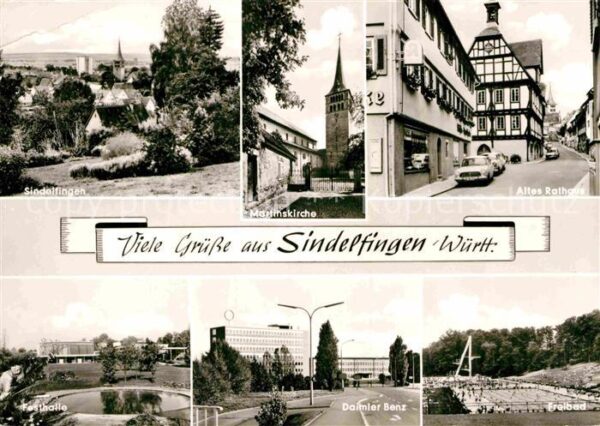 Sindelfingen Martinskirche Altes Rathaus Festhalle D