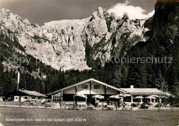 Scharitzkehlalm mit Hohem Göll Berchtesgaden