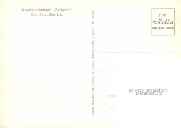 Bad Salzuflen Kinderheilanstalt Bethesda Gartenhaus K – Bild 2