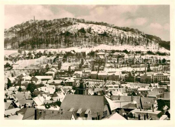 Ebingen Winterpanorama Schwäbische Alb