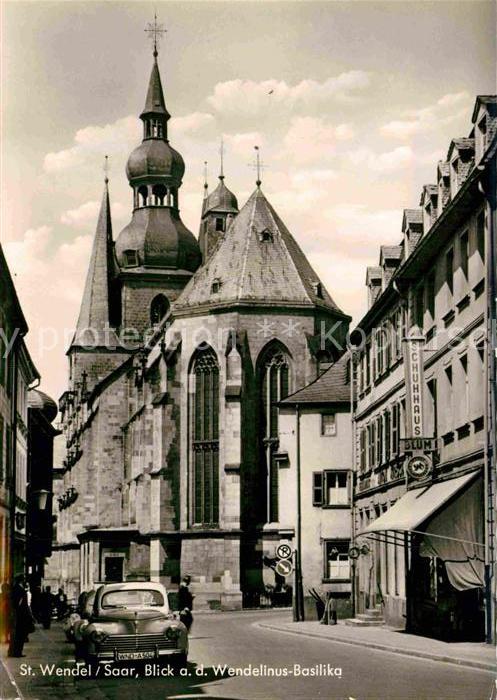 St Wendel Blick auf die Wendelinus Basilika