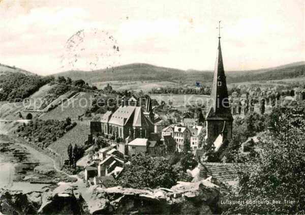 Saarburg Saar Ortsansicht Luftkurort mit Kirche