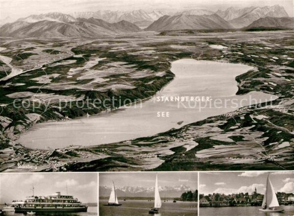 Starnbergersee und Umgebung aus der Vogelperspektive D