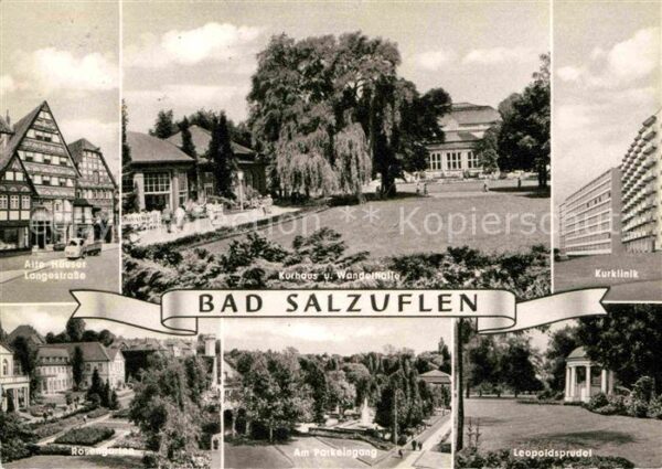 Bad Salzuflen Alte Häuser Lagestrasse Rosengarten Kur