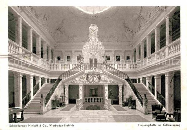 Biebrich Wiesbaden Sektkellereien Henkell & Co Empfangshal