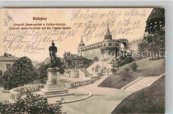 Budapest Hunyadi Janos Denkmal Fischerbastei