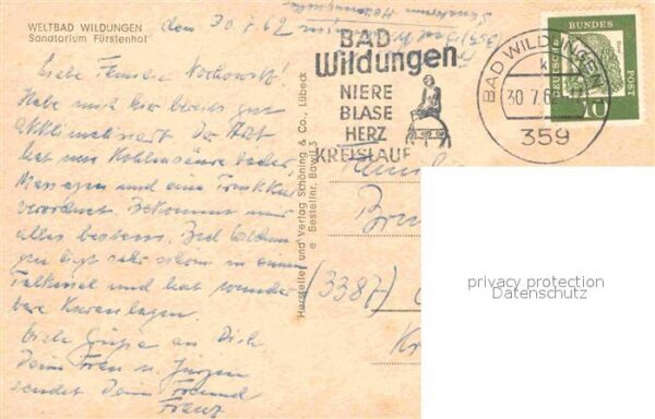 Bad Wildungen Sanatorium Fürstenhof – Bild 2