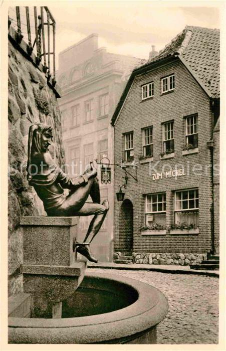Moelln Lauenburg Eulenspiegelbrunnen Gaststätte