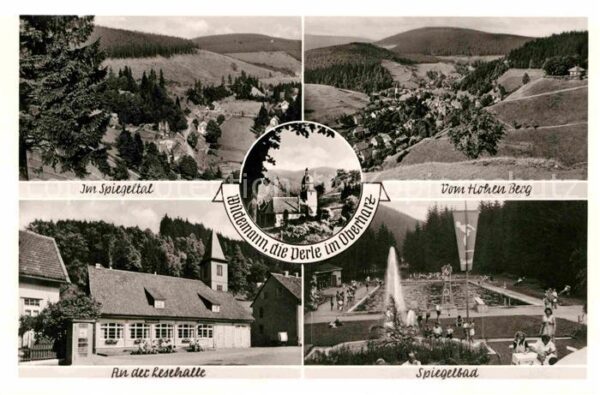 Wildemann Spiegeltal Lesehalle Spiegelbad Blick v